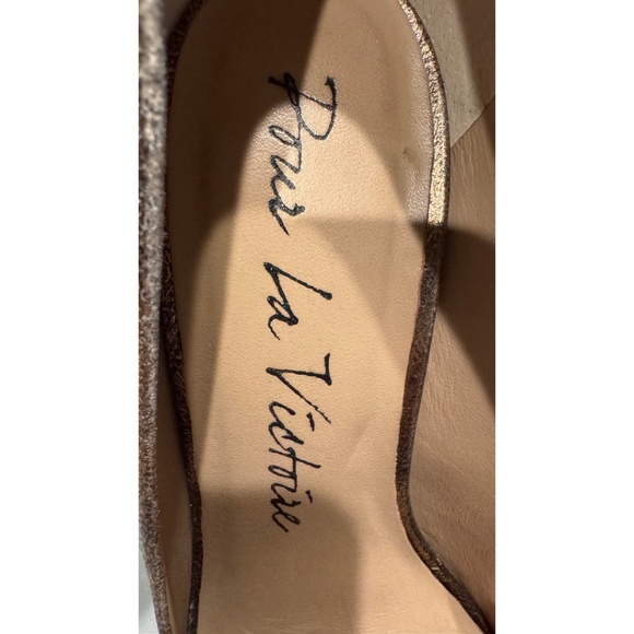 Pour La Victoire Bronze High Heel Pumps – Size 8.5 - Picture 4 of 8